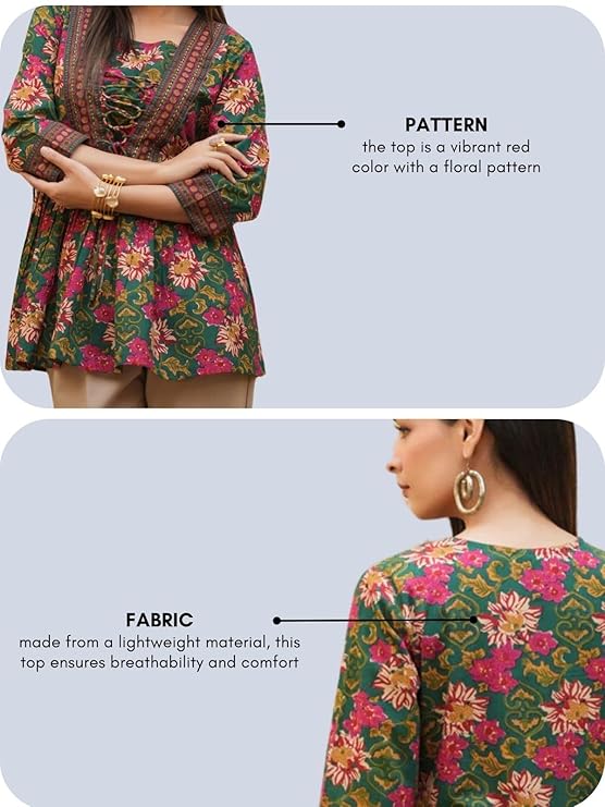 Tops for Women | Tops for Jeans for Women | Ethnic Tops for Women | Travel Summer Tops for Women | Western Tops for Women Stylish
